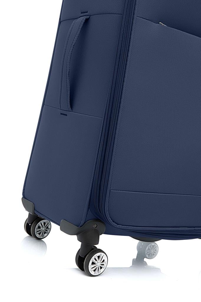 Louisiana Polo Büyük Boy Lüx Kumaş Valiz Lacivert 2082
