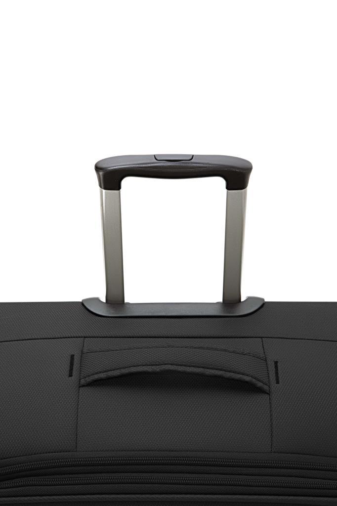 Louisiana Polo Büyük Boy Lüx Kumaş Valiz Siyah 2082