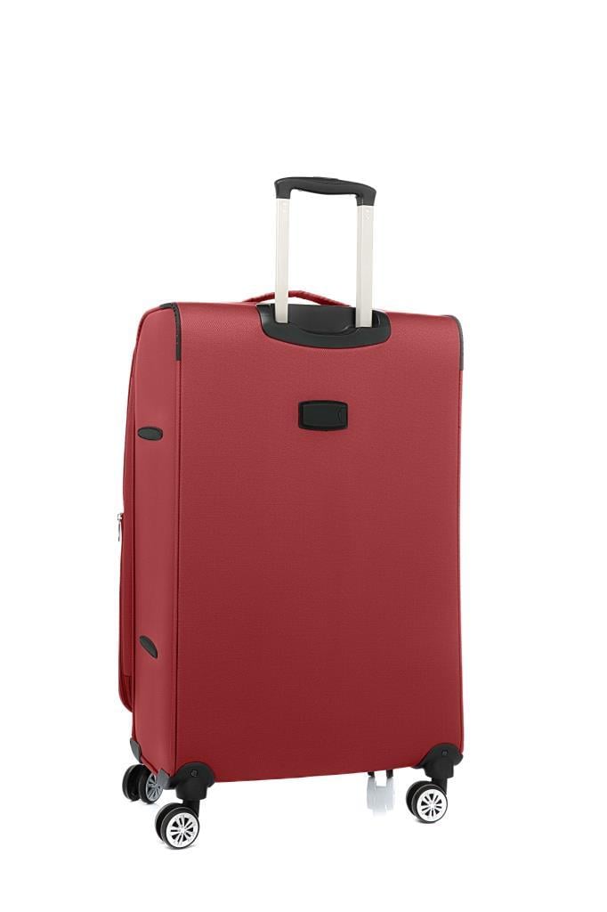 Louisiana Polo Büyük Boy Lüx Kumaş Valiz Bordo 2082