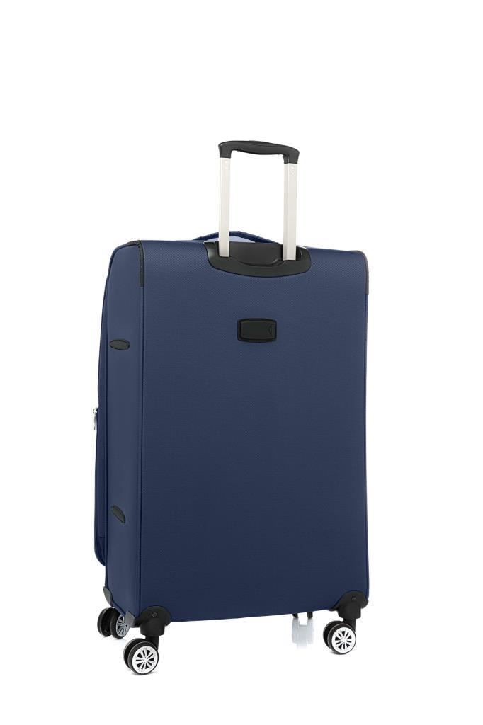 Louisiana Polo Büyük Boy Lüx Kumaş Valiz Lacivert 2082