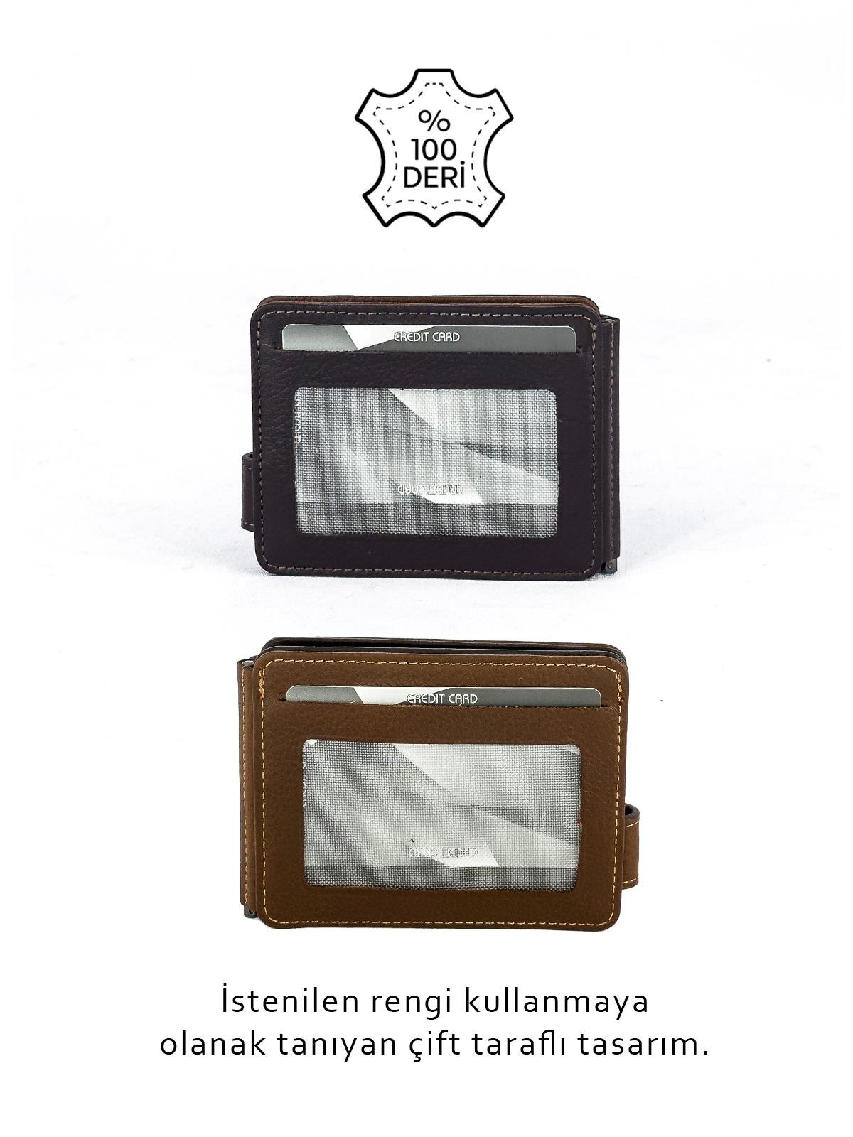 Louisiana Polo Hakiki Deri Erkek Cüzdan Kahve-Taba 711