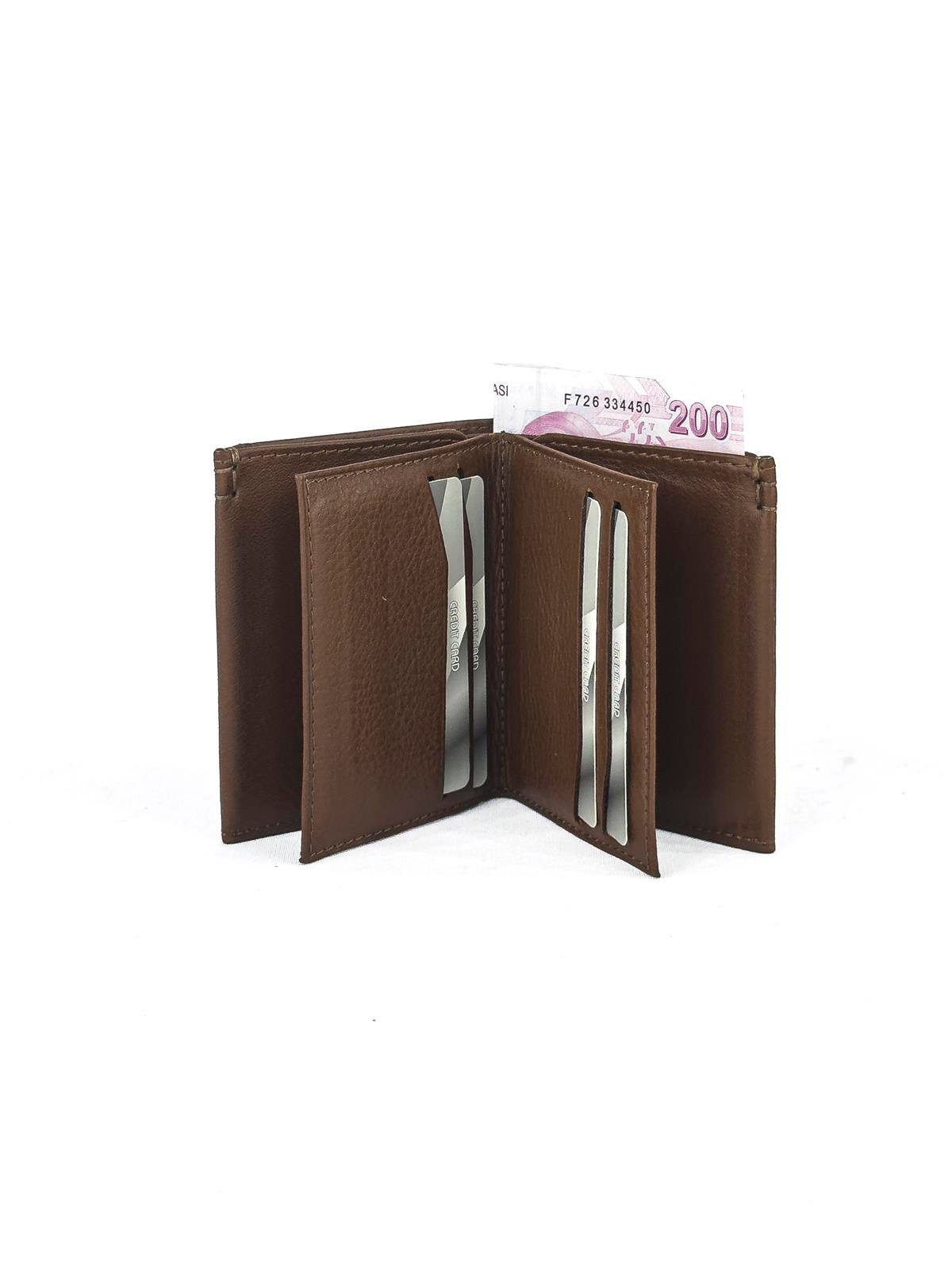 Louisiana Polo Hakiki Deri Erkek Cüzdan Taba 1726