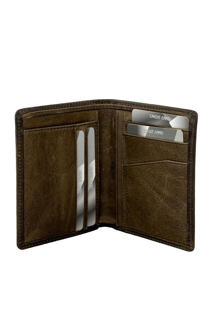 Louisiana Polo Hakiki Deri Erkek Cüzdan Grazy Kahve 1755