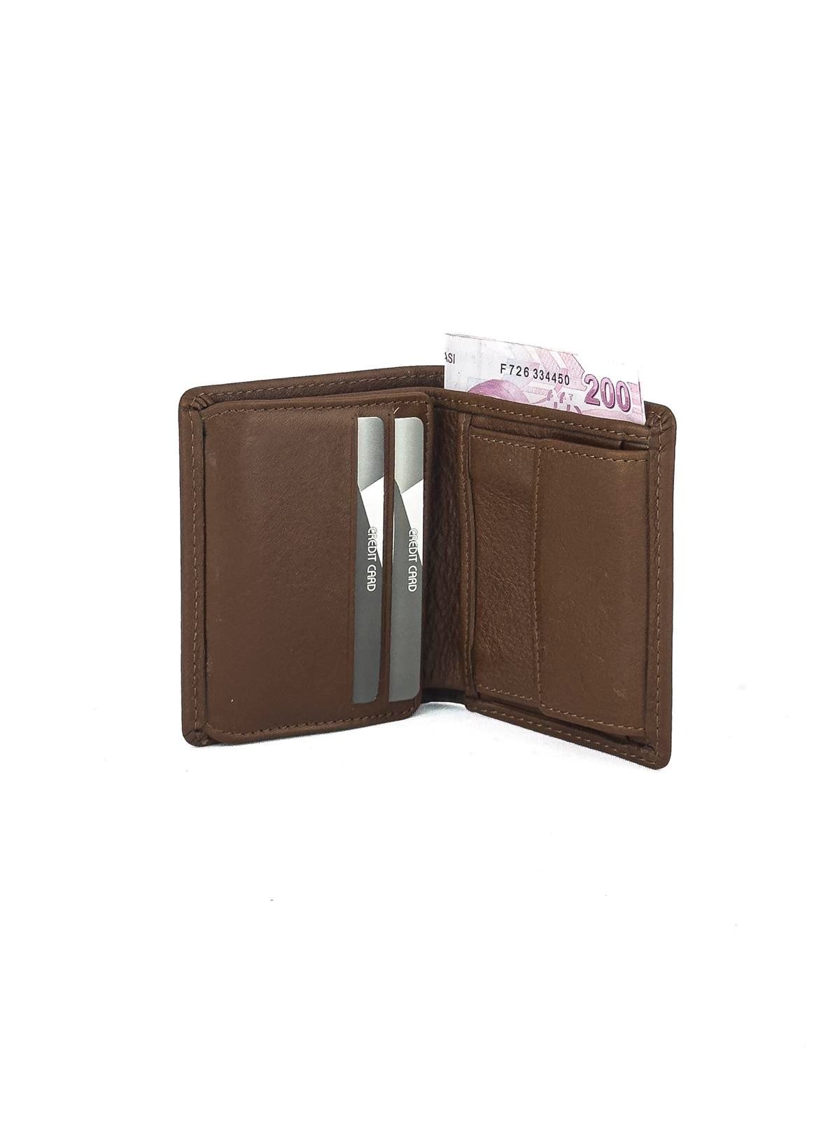 Louisiana Polo Hakiki Deri Erkek Cüzdan Taba 1783