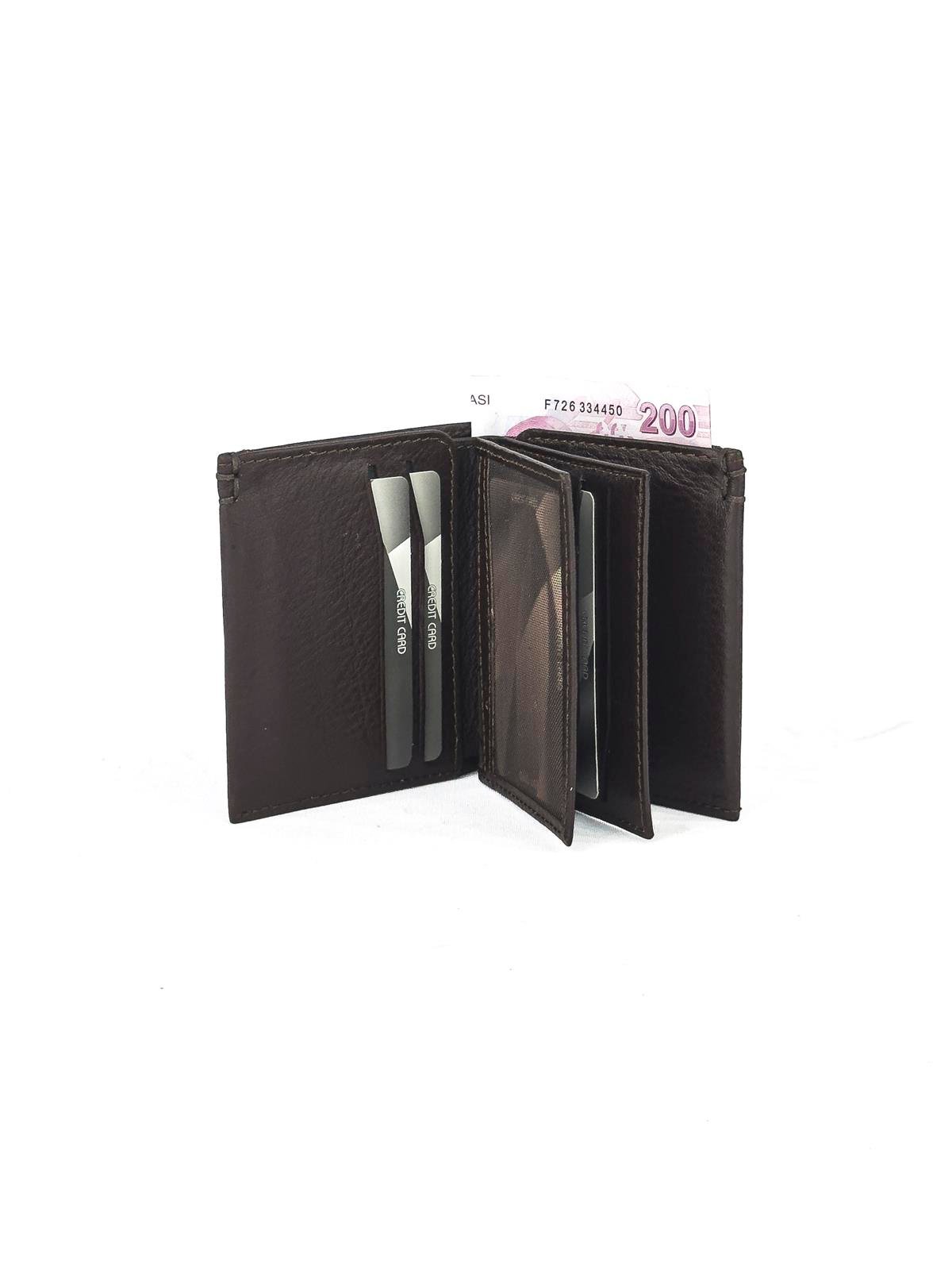 Louisiana Polo Hakiki Deri Erkek Cüzdan Kahve 1726