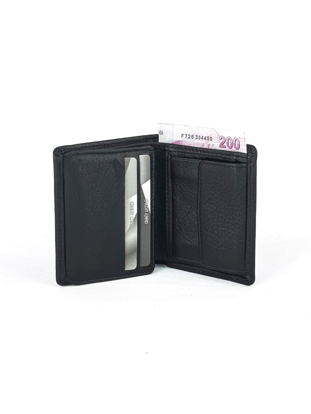 Louisiana Polo Hakiki Deri Erkek Cüzdan Siyah 1783