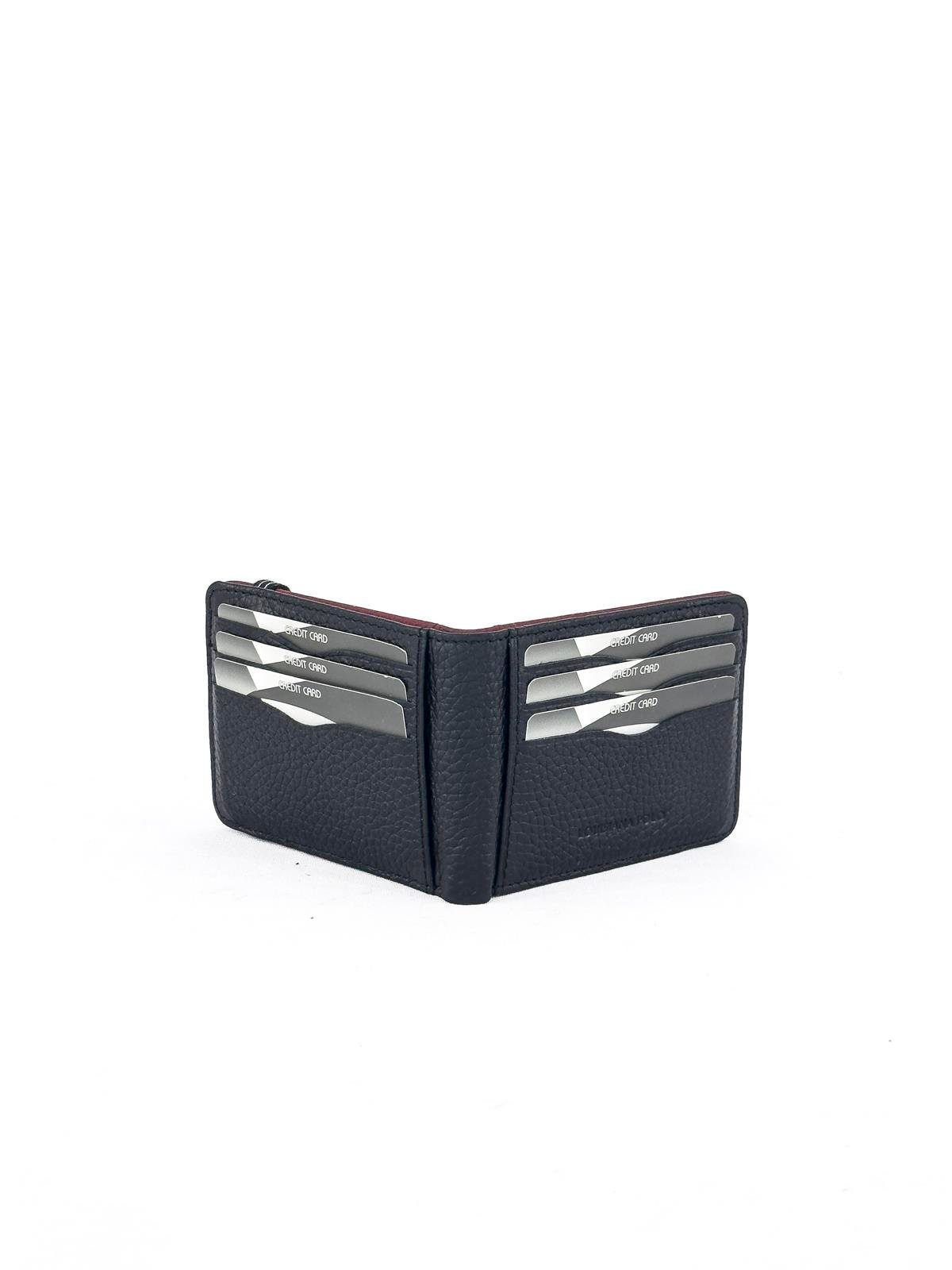 Louisiana Polo Hakiki Deri Erkek Kartlık Siyah 755