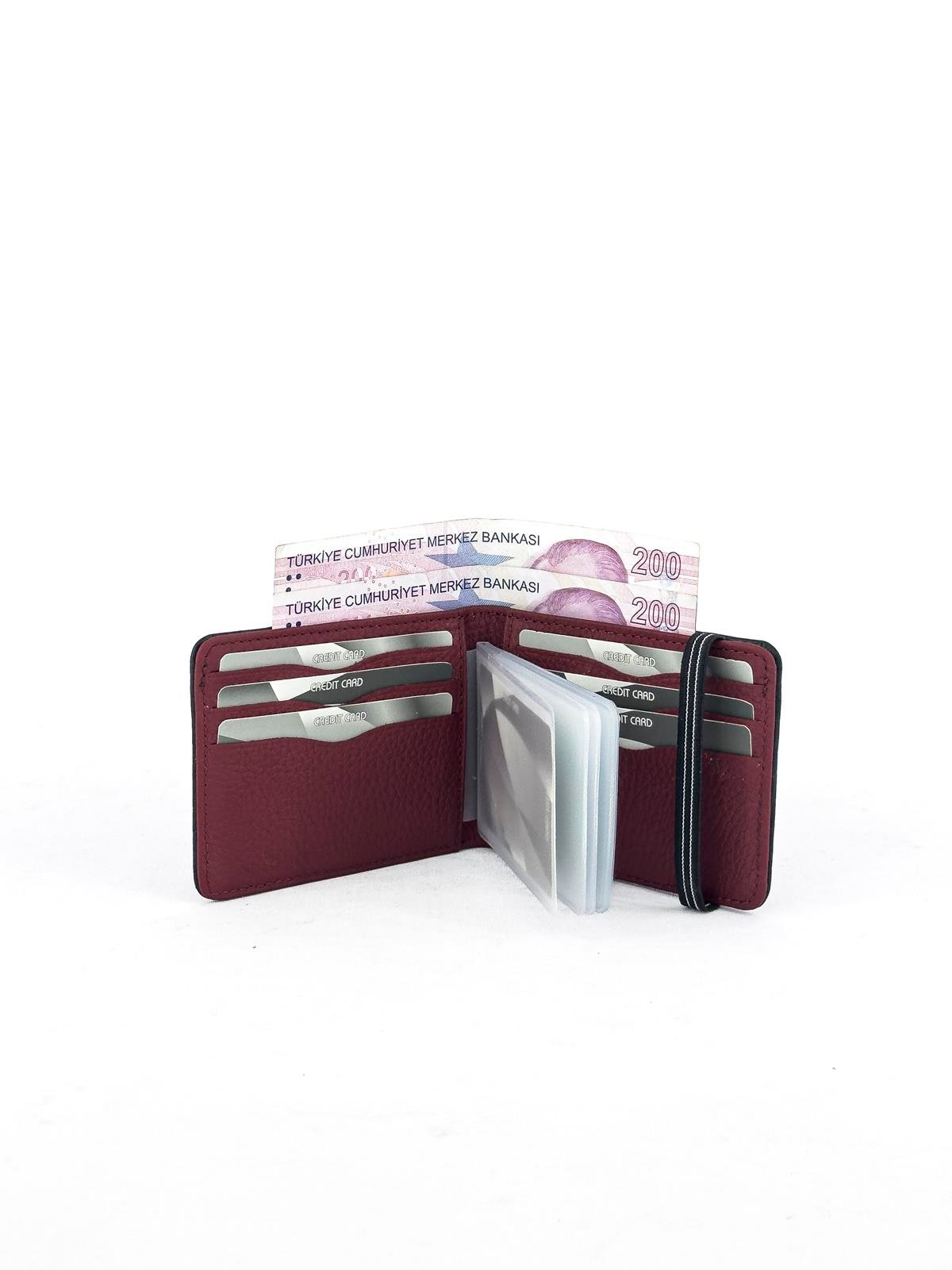 Louisiana Polo Hakiki Deri Erkek Kartlık Siyah 755