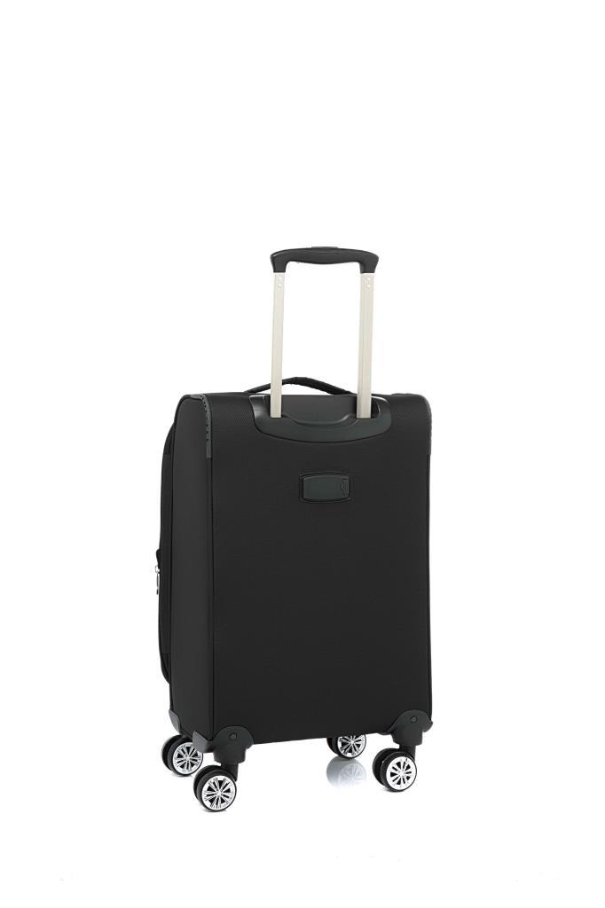 Louisiana Polo Kabin Boy Lüx Kumaş Valiz Siyah 2082