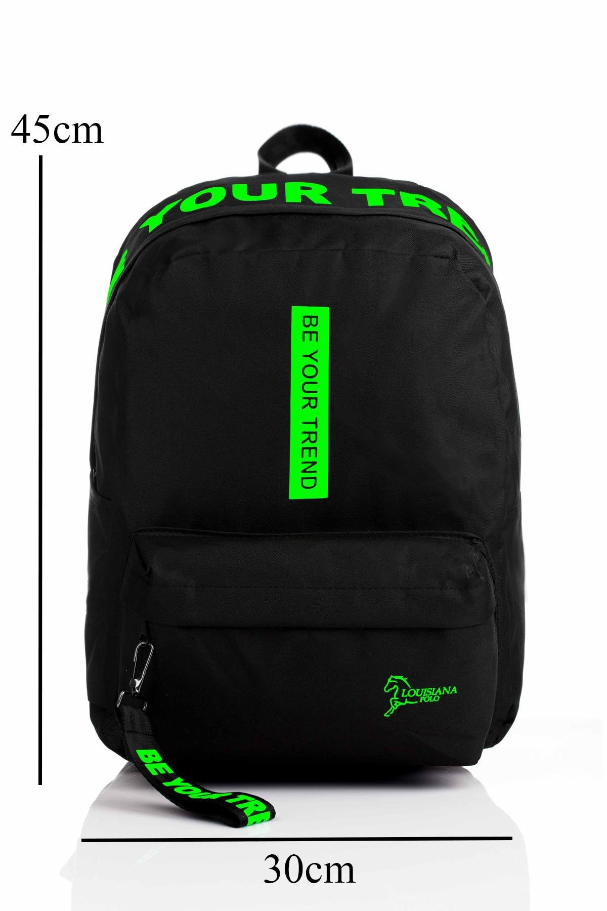 Louisiana Polo Okul Seti – Sırt Çantası + Kalemlik Yeşil 1140