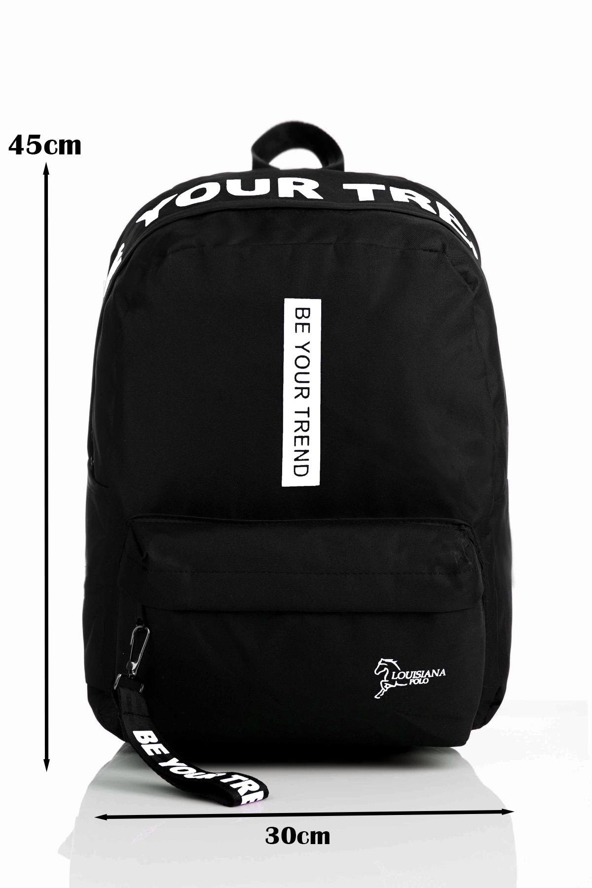 Louisiana Polo Okul Seti – Sırt Çantası + Kalemlik Beyaz 1140