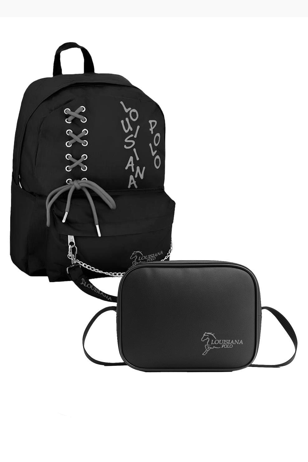Louisiana Polo Okul Seti – Sırt Çantası + Termal Beslenme Füme 1141