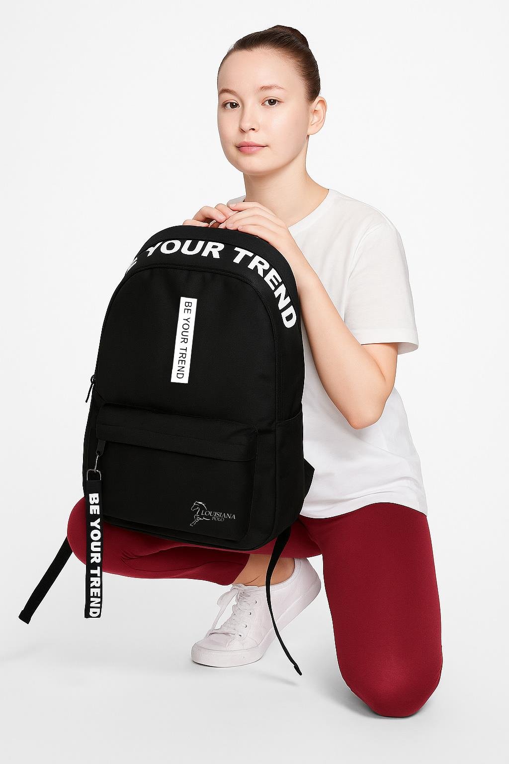 Louisiana Polo Okul Seti – Sırt Çantası + Termal Beslenme Beyaz 1140