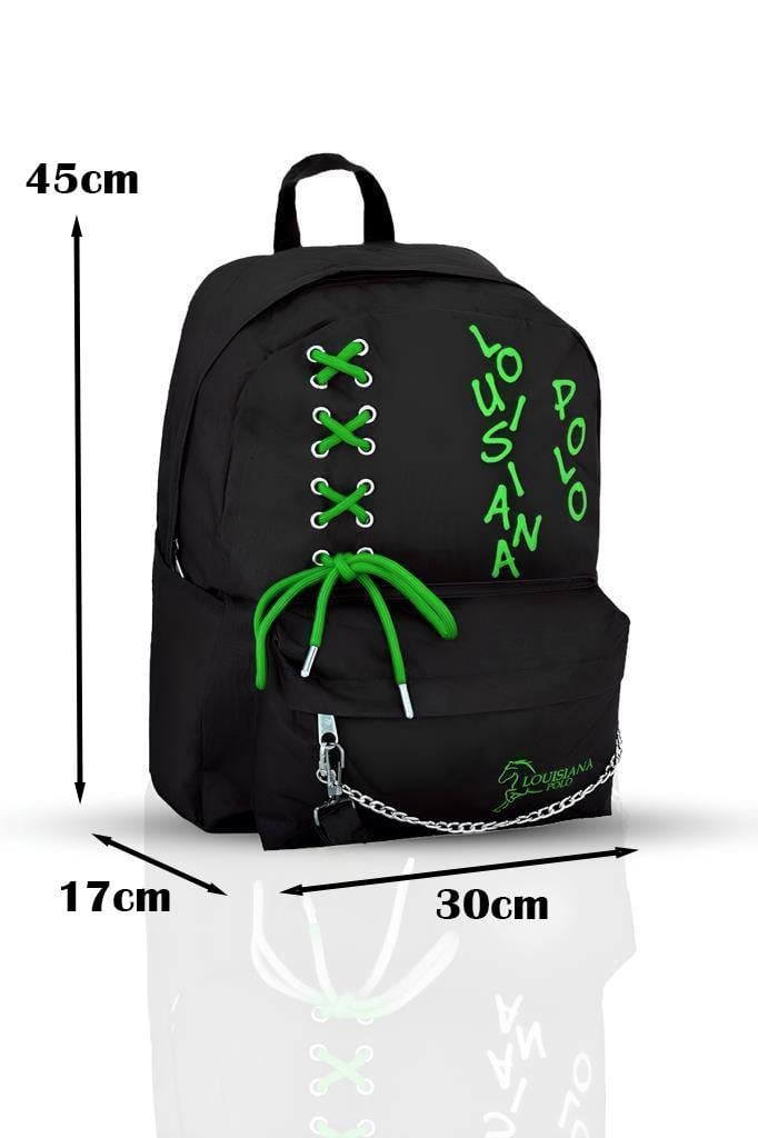 Louisiana Polo Okul Seti – Sırt Çantası + Kalemlik Yeşil 1141