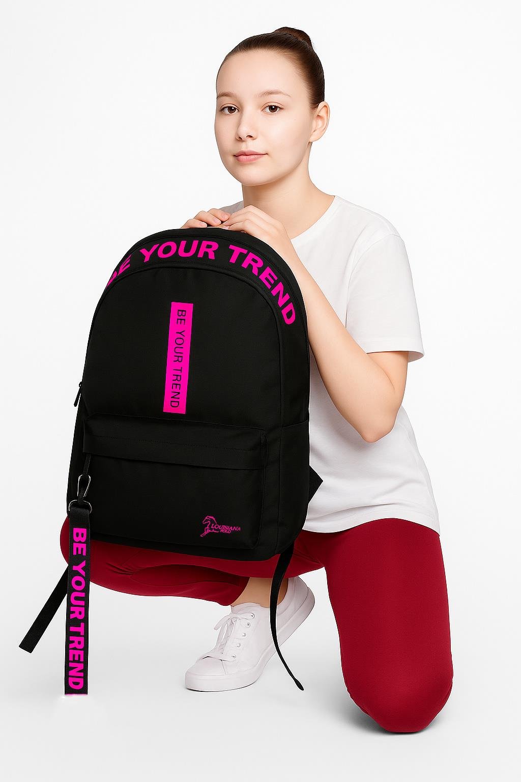 Louisiana Polo Okul Seti – Sırt Çantası + Termal Beslenme Pembe 1140