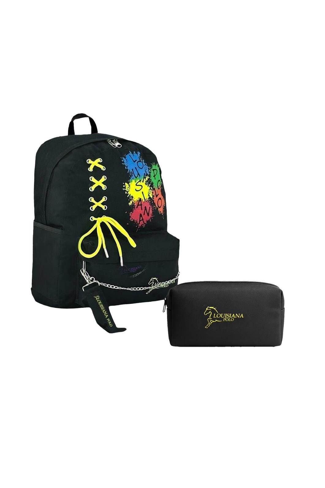 Louisiana Polo Okul Seti – Sırt Çantası + Kalemlik  Multicolor 1141