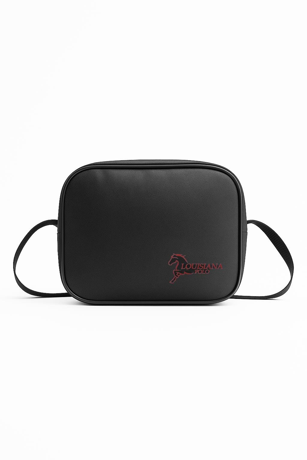 Louisiana Polo Termoslu Beslenme Çantası Siyah Kırmızı 1142