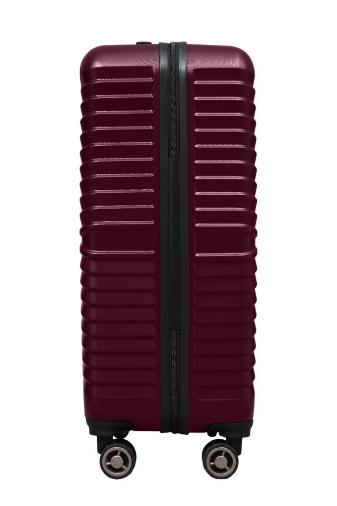Orta Boy %100 Polikarbon Valiz Bordo 1811