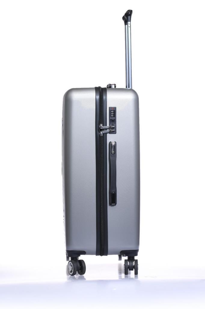 Orta Boy %100 Polikarbon Valiz Gri 1802