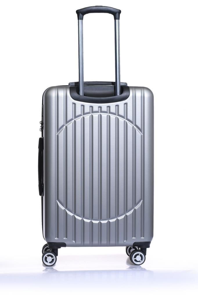 Orta Boy %100 Polikarbon Valiz Gri 1802