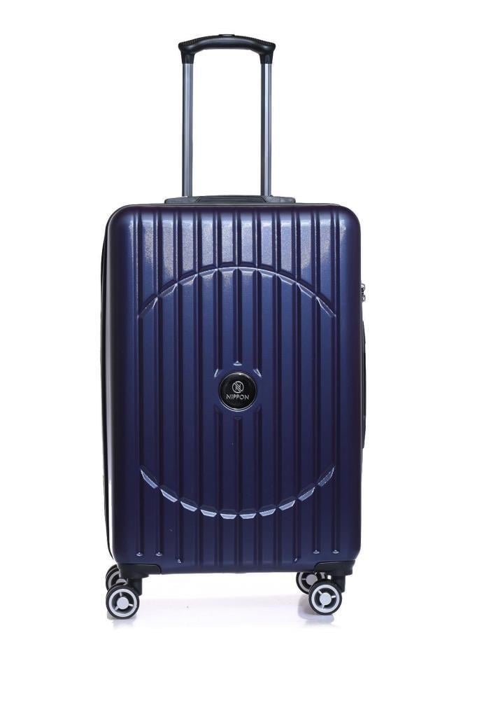 Orta Boy %100 Polikarbon Valiz Lacivert 1802