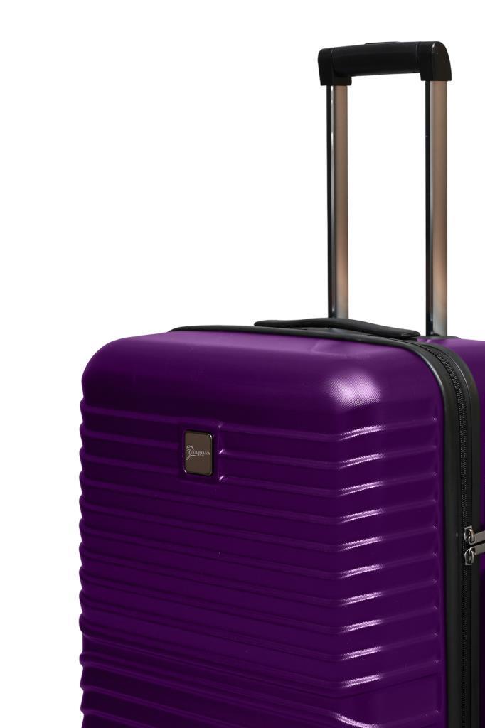 Orta Boy %100 Polikarbon Valiz Mürdüm 1811