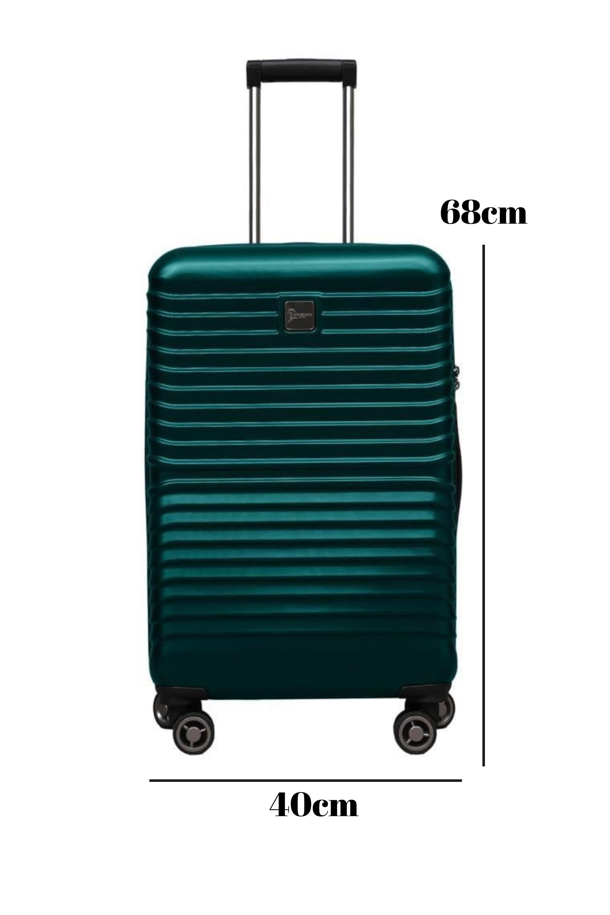 Orta Boy %100 Polikarbon Valiz Petrol 1811