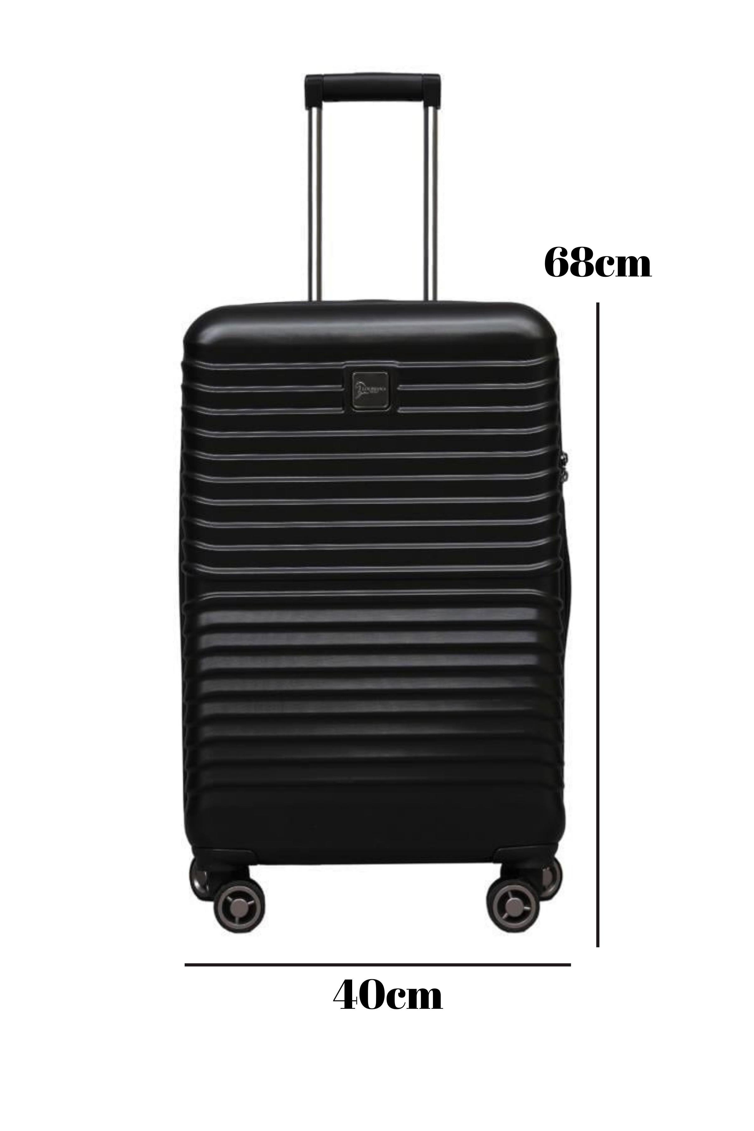 Orta Boy %100 Polikarbon Valiz Siyah 1811