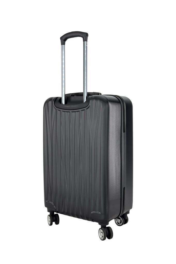 Orta Boy %100 Polikarbon Valiz Siyah 1815