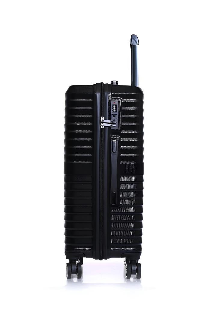 Orta Boy %100 Polikarbon Valiz Siyah 1819