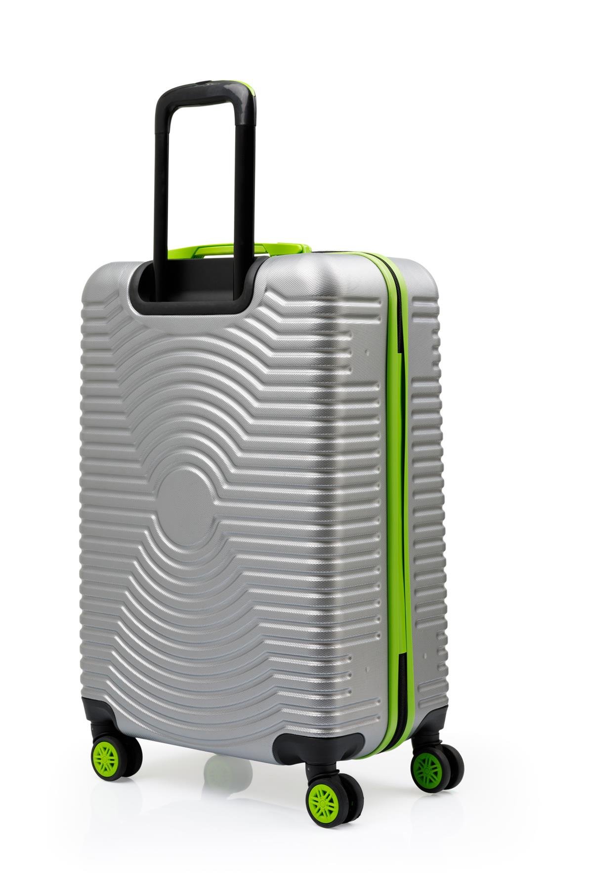 Orta Boy Valiz 4x2 Teker Gri 1169