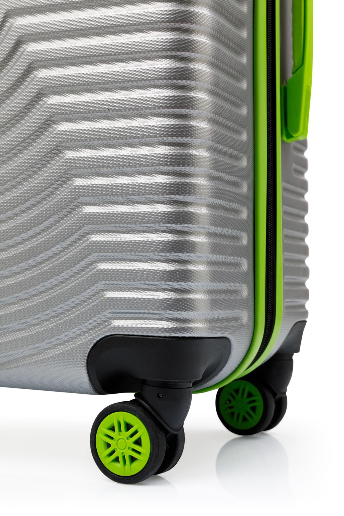 Orta Boy Valiz 4x2 Teker Gri 1169