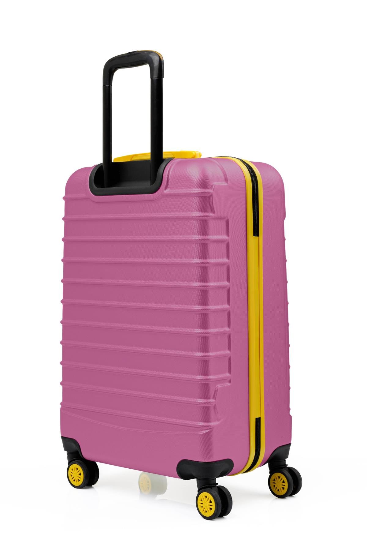 Orta Boy Valiz 4x2 Teker Pembe 1168