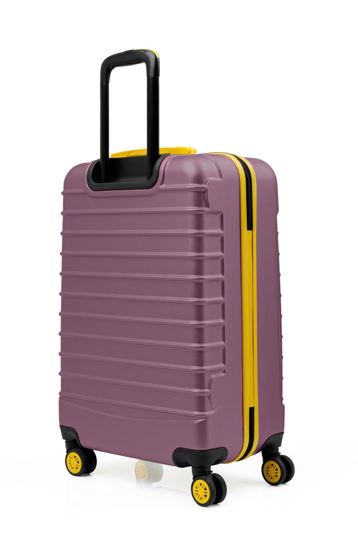 Orta Boy Valiz 4x2 Teker Rose 1168