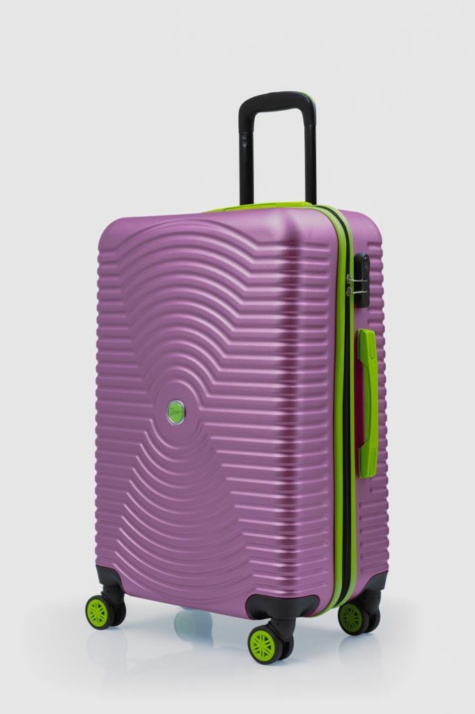 Orta Boy Valiz 4x2 Teker Rose 1169