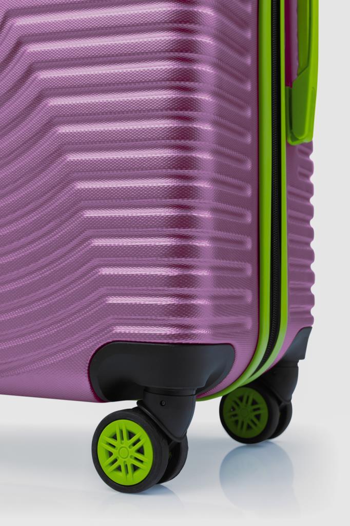 Orta Boy Valiz 4x2 Teker Rose 1169