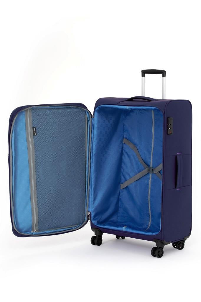 Pierre Cardin 2'li Valiz Seti Büyük Ve Orta Boy Lüx Kumaş Valiz Lacivert 04pc4200