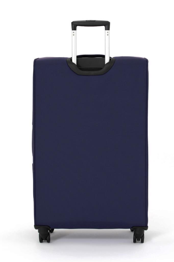 Pierre Cardin 3'lü Valiz Seti Lüx Kumaş Valiz Lacivert 04pc4200