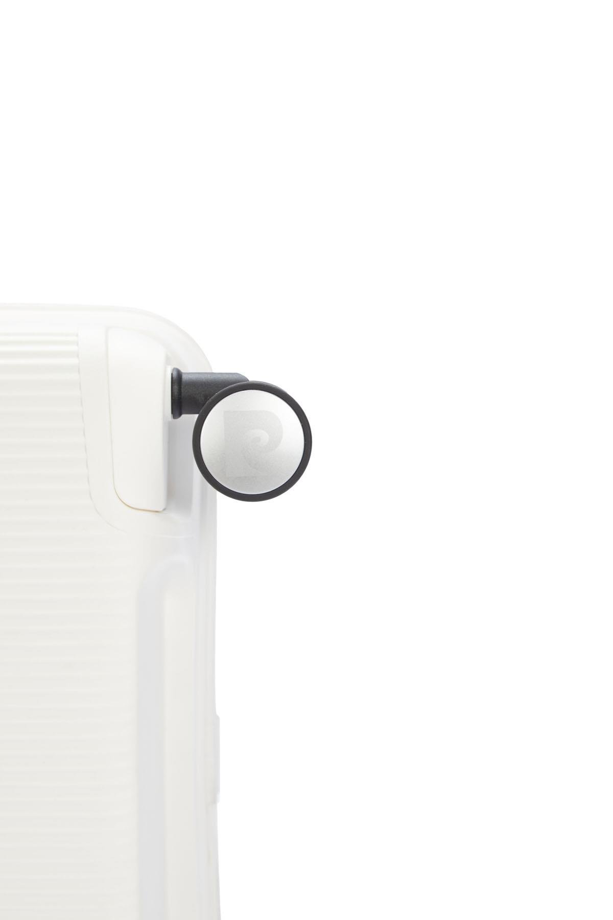 Pierre Cardin Büyük Boy %100 Polipropilen Valiz Beyaz 04PC7080