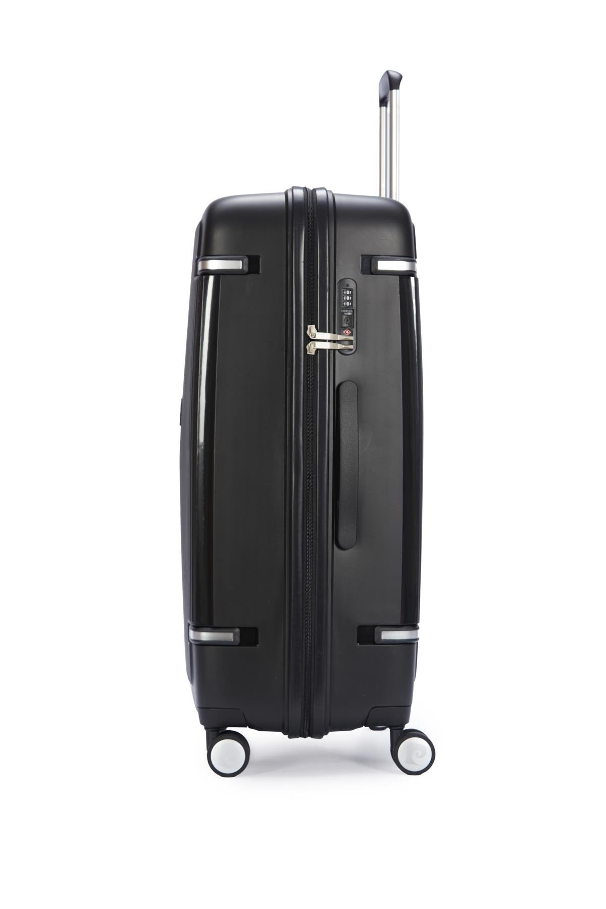 Pierre Cardin Büyük Boy %100 Polipropilen Valiz Siyah 04PC7070