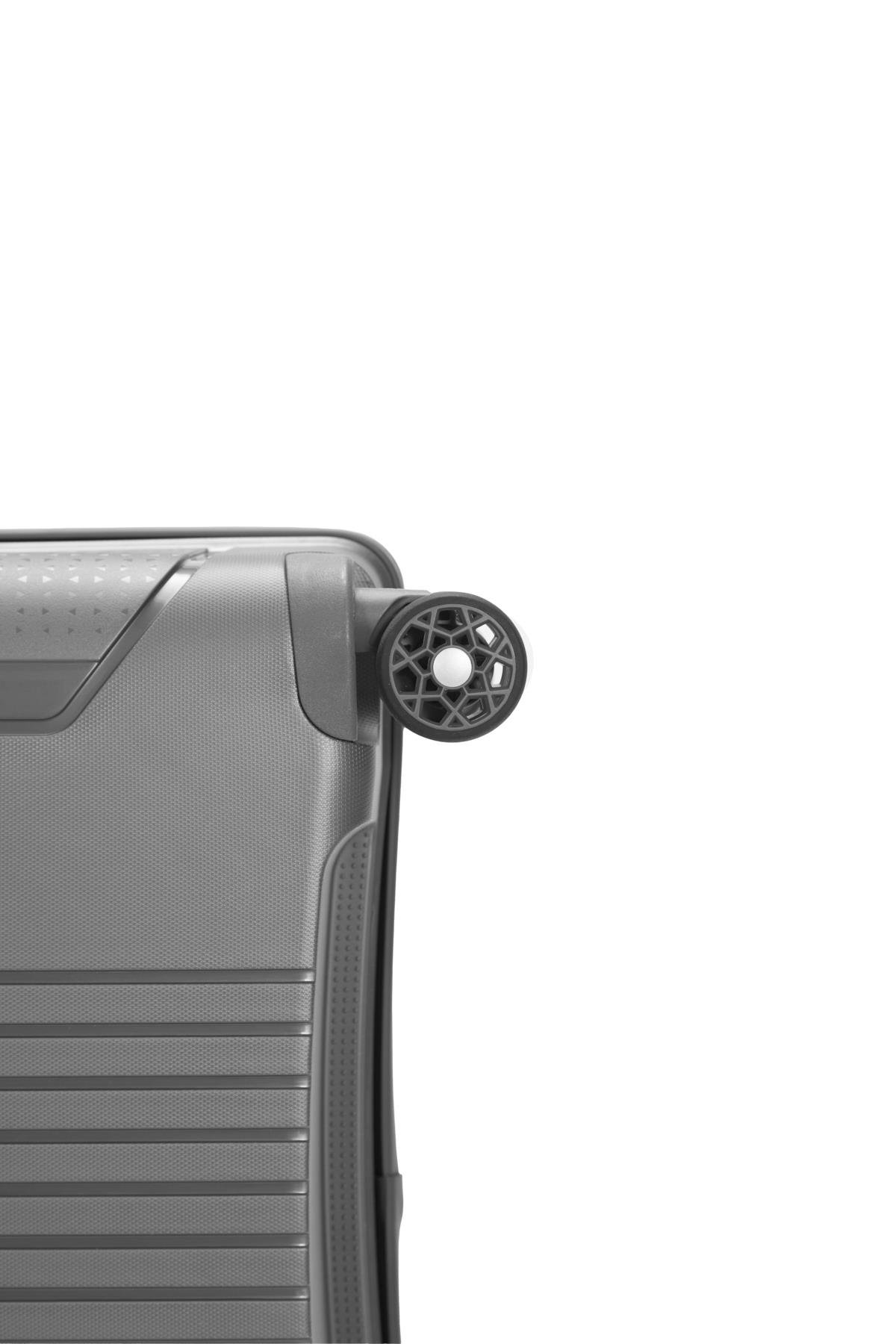 Pierre Cardin Büyük Boy %100 Polipropilen Valiz Antrasit 04PC7060