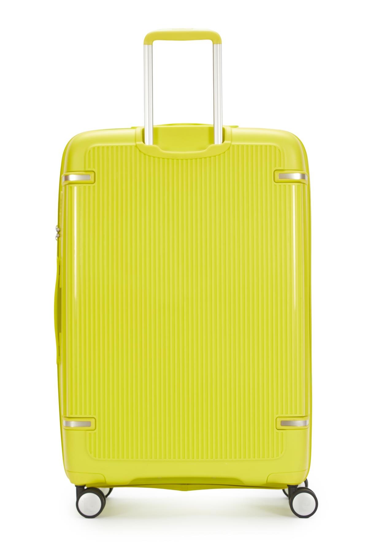 Pierre Cardin Büyük Boy %100 Polipropilen Valiz Yeşil 04PC7070