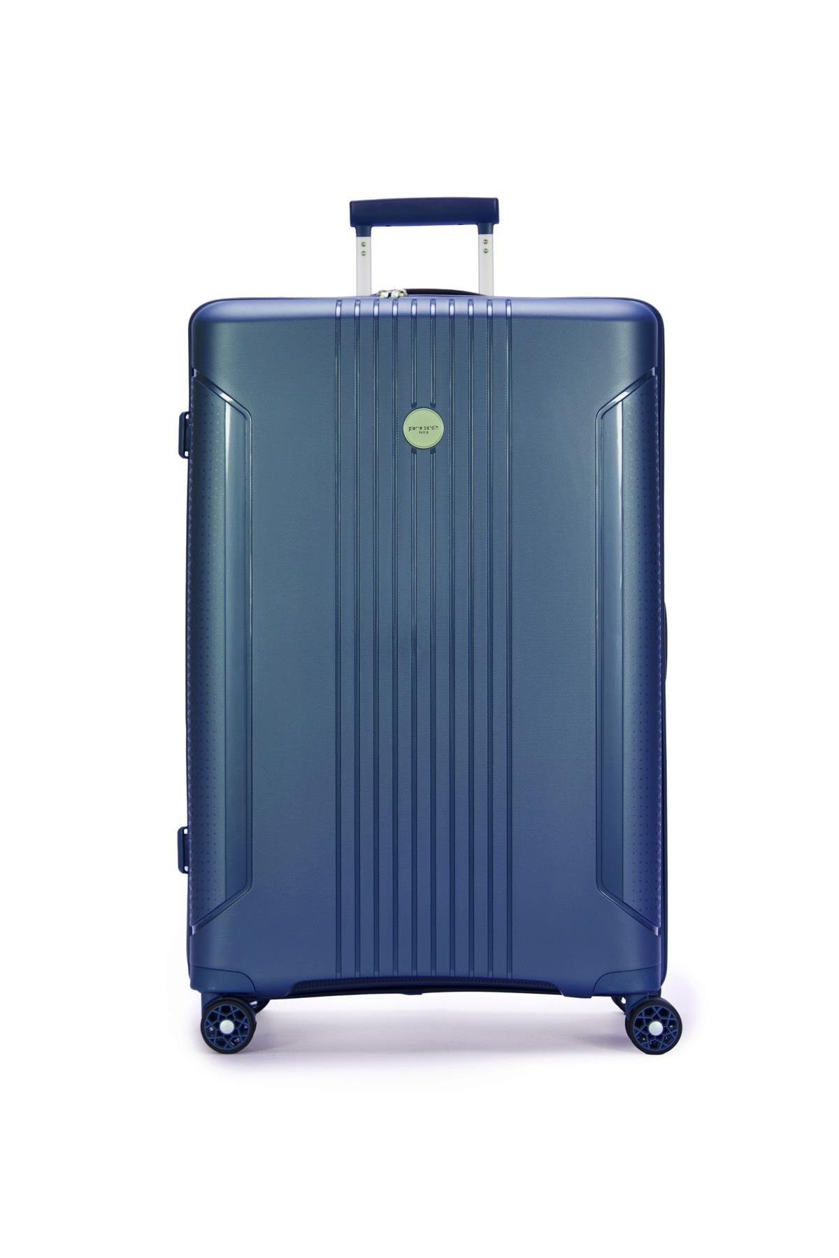 Pierre Cardin Büyük Boy %100 Polipropilen Valiz Lacivert 04PC7060