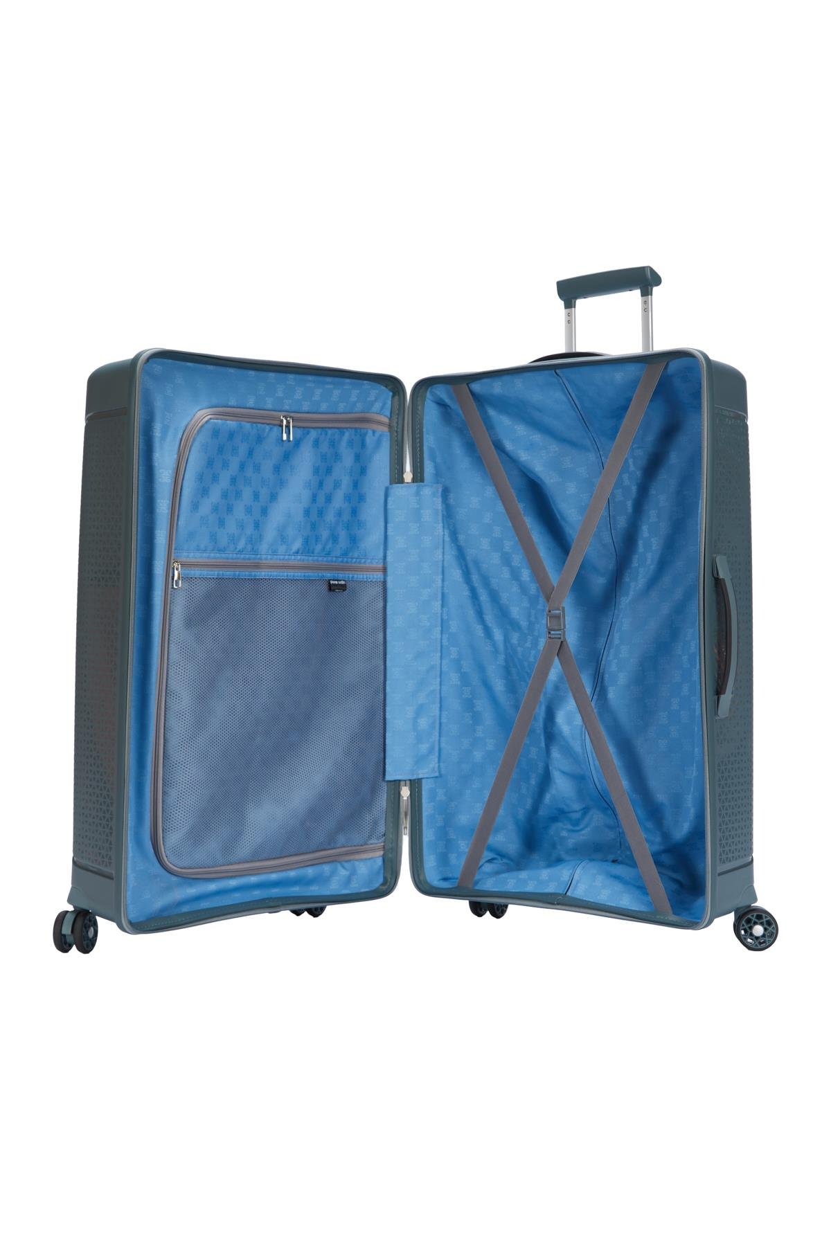 Pierre Cardin Büyük Boy %100 Polipropilen Valiz Siyah 04PC7060