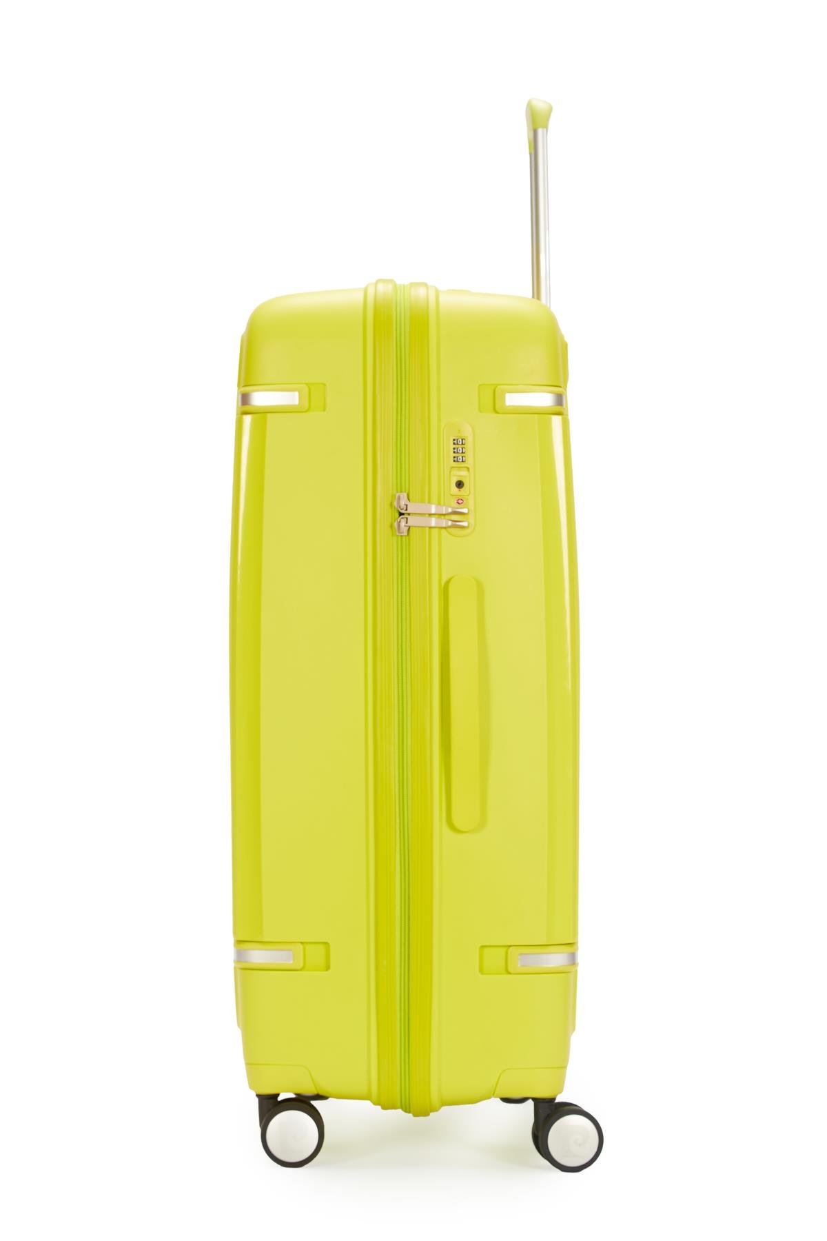 Pierre Cardin Büyük Boy %100 Polipropilen Valiz Yeşil 04PC7070