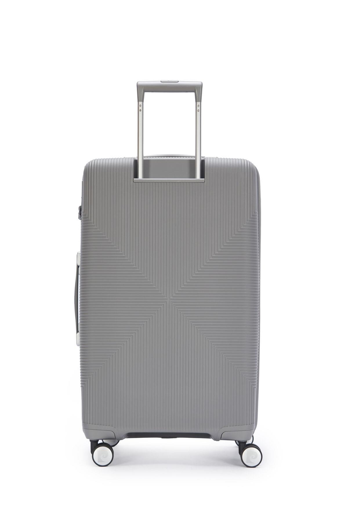 Pierre Cardin Büyük Ve Kabin Boy 2'li Set %100 Polipropilen Valiz Gri 04PC7080