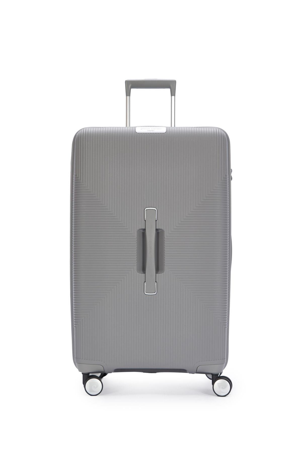 Pierre Cardin Büyük Ve Orta Boy 2'li Set %100 Polipropilen Valiz Gri 04PC7080