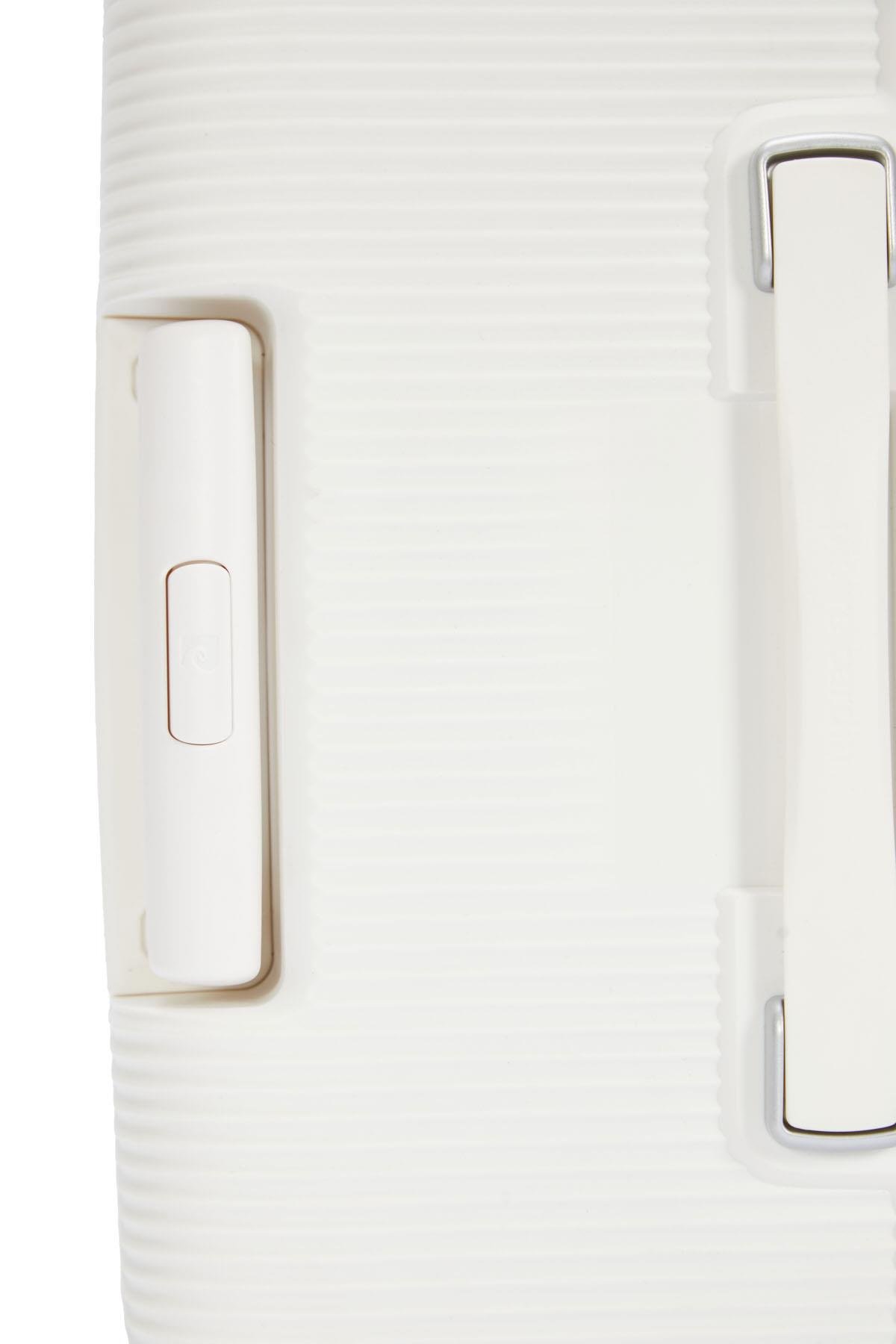 Pierre Cardin Büyük Ve Orta Boy 2'li Set %100 Polipropilen Valiz Beyaz 04PC7080