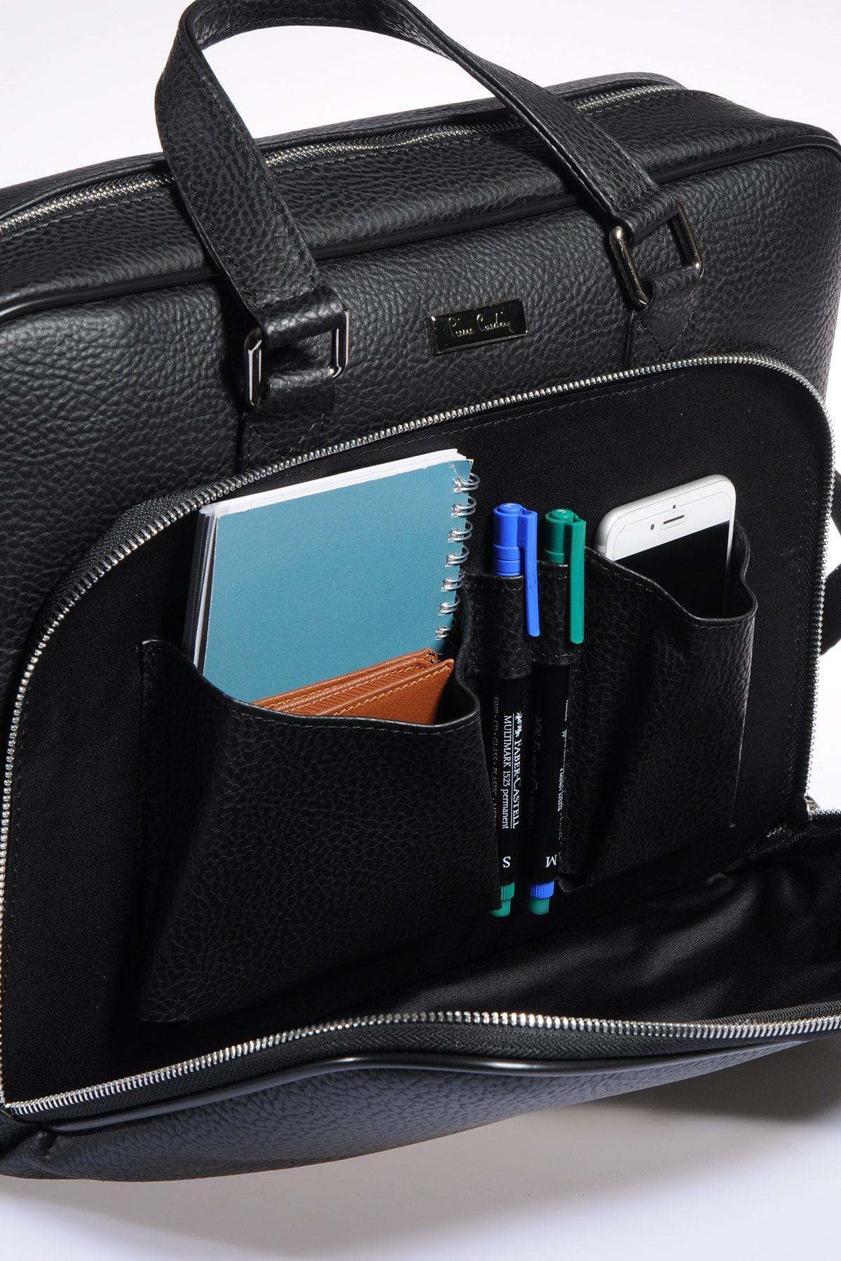 Pierre Cardin Erkek Evrak Çantası Siyah Pc001116