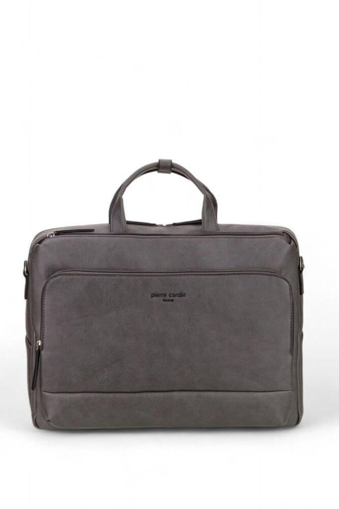 Pierre Cardin Erkek Laptop Evrak Çantası Gri 01pc00109